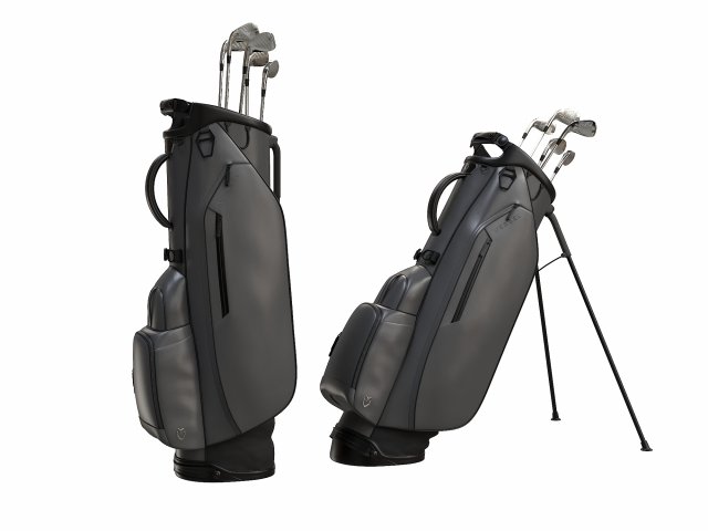 Golf Bag Vessel Player IV Pro Gray Modèle 3D .c4d .max .obj .3ds .fbx .stl .blend 