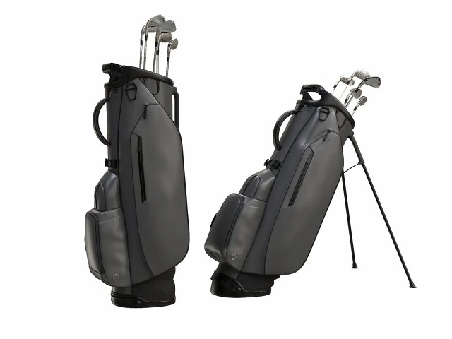 Golf Bag Vessel Player IV Pro Gray 3D Model .c4d .max .obj .3ds .fbx .stl .blend 