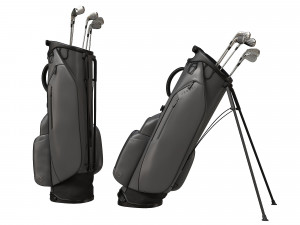 Golf Bag Vessel Player IV Pro Gray Modèle 3D