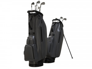 Golf Bag Vessel Player IV Pro Gray Modèle 3D