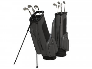 Golf Bag Vessel Player IV Pro Gray Modèle 3D