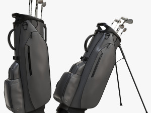 Golf Bag Vessel Player IV Pro Gray Modèle 3D