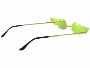 Woman Sunglasses Fire Model 3D