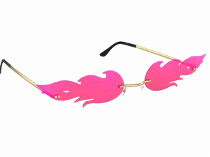 Woman Sunglasses Fire 3D Model