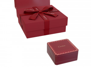 Gift Packaging Boxes and Paper Bags 3D 模型