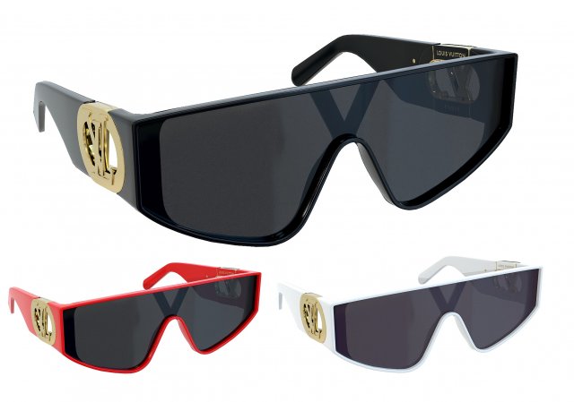 Sunglasses Z1576E 3D Модель .c4d .max .obj .3ds .fbx .stl .blend