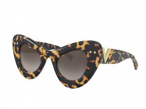Cat-eye bold acetate frame VLogo Signature Sunglasses 3D Модель