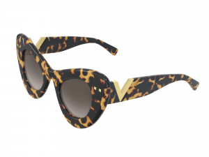 Cat-eye bold acetate frame VLogo Signature Sunglasses 3D Модель