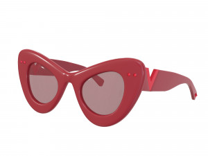 Cat-eye bold acetate frame VLogo Signature Sunglasses 3D Модель