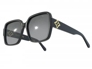 My Flower Square Sunglasses 3D Model