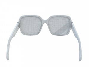 My Flower Square Sunglasses Modelo 3D