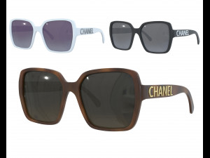 5408 Square Acetate Sunglasses 3D Model