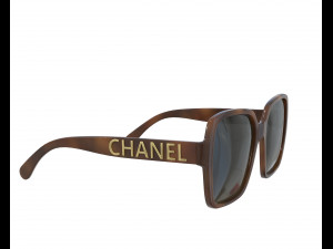 5408 Square Acetate Sunglasses 3D Model