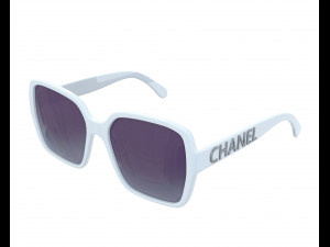 5408 Square Acetate Sunglasses 3D Model