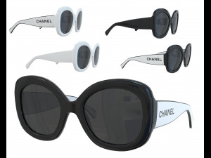 Square 9091 Sunglasses 3D Model