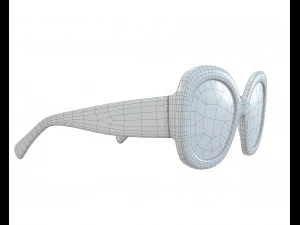 Square 9091 Sunglasses 3D Model