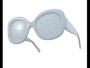 Square 9091 Sunglasses 3D Model