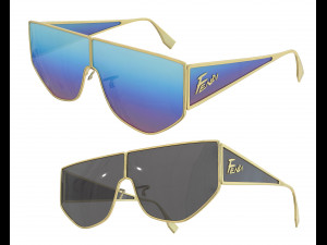 Disco Sunglasses 3D Model