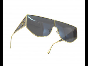 Disco Sunglasses Modelo 3D