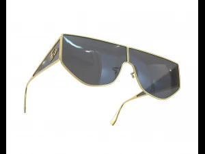 Lunettes de soleil disco Modèle 3D