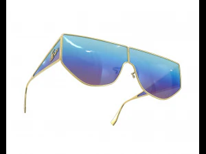 Lunettes de soleil disco Modèle 3D