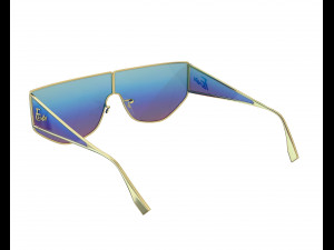 Disco Sunglasses Modelo 3D