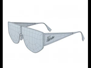 Lunettes de soleil disco Modèle 3D