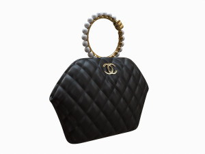 Clutch Bag Black 3D मॉडल