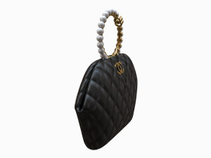 Clutch Bag Black 3D 모델
