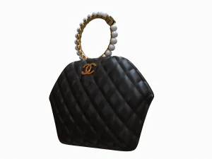 Clutch Bag Black 3D Model