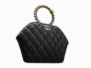Clutch Bag Black 3D 모델