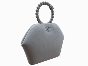 Clutch Bag Black 3D Model