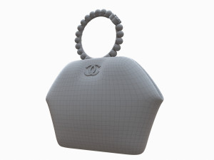 Clutch Bag Black 3D 모델