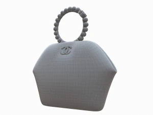 Clutch Bag Black 3D Model