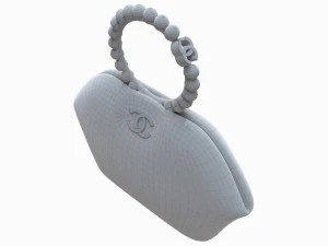 Clutch Bag Black 3D Model
