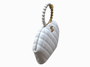 Clutch Bag White 3D मॉडल