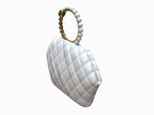 Clutch Bag White 3D मॉडल