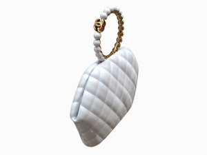 Clutch Bag White 3D मॉडल