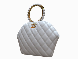 Clutch Bag White 3D मॉडल