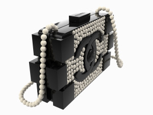 Pearl Lego Brick Clutch Black 3D 모델