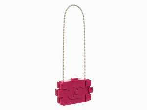 Pearl Lego Brick Clutch Pink 3D Model