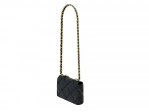 19 Bag Black Leather 3D Model