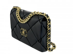 19 Bag Black Leather 3D Model