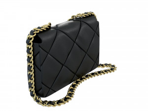 19 Bag Black Leather Model 3D