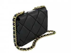 19 Bag Black Leather 3D Model