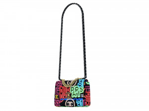 19 Bag Black Print Fabric 3D Model