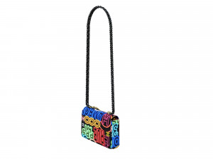 19 Bag Black Print Fabric 3D Model