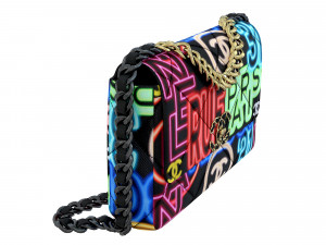19 Bag Black Print Fabric 3D Model