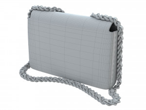 19 Bag Black Print Fabric 3D Model