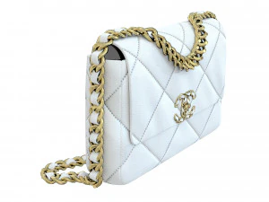 19 Beutel Wei&szlig; 3D Modell